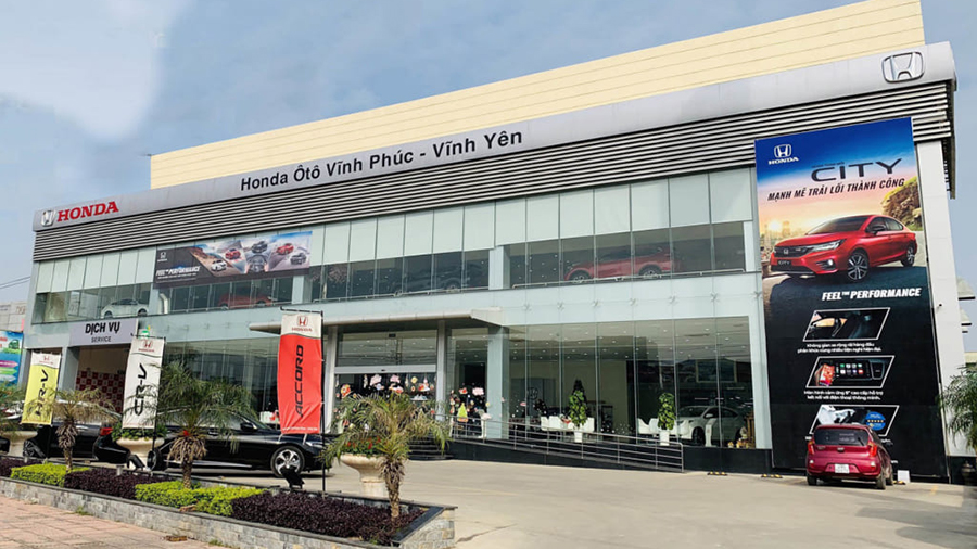 Vĩnh Phúc: Đại lý Honda Ôtô Vĩnh Phúc - Vĩnh Yên